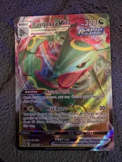Pokemon TCG Rayquaza VMAX Crown Zenith 101/159 Holo Ultra Rare 101/159 - Image 1