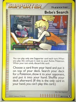 Bebe's Search 89/111, Rising Rivals, English, Pokemon - Image 1