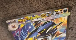 POKEMON TCG Mega Sharpedo EX 127/094 Special Illustration Rare Phantasmal Flames - Image 3