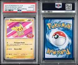 2024 POKEMON INDONESIAN SV-P PROMO #190 PIKACHU IN BATIK SHIRT PSA 10 US SELLER - Image 3