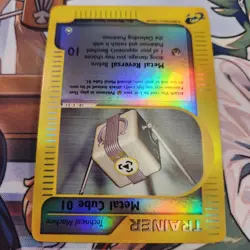 Pokemon Metal Cube 01 Aquapolis Reverse Holo 129/147 NM See Pics - Image 4