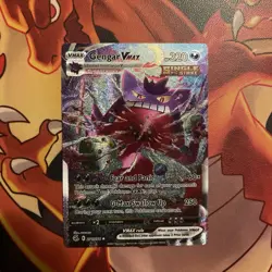 Fusion Strike Gengar Vmax card 271/264 CUSTOM FAN ART PROXY CARD - Image 1