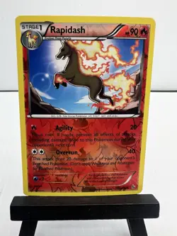 Rapidash 15/106 Reverse Holo - Flashfire - Pokemon Card - NM - Image 1