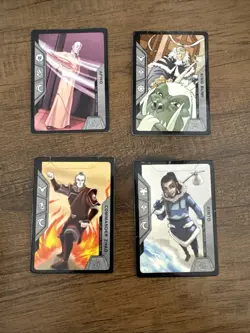 2005 Upper Deck AVATAR THE LAST AIRBENDER QUICKSTRIKE. 4 Chamber + 44 Base Cards - Image 2