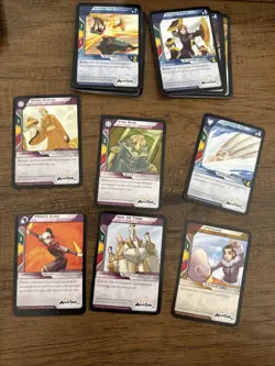 2005 Upper Deck AVATAR THE LAST AIRBENDER QUICKSTRIKE. 4 Chamber + 44 Base Cards - Image 3