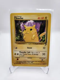 Pikachu 87/130 - Base Set 2 - WoTC Pokemon Card - LP - Image 1