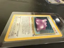 Pokemon TCG Ditto Fossil Holo Rare Card 3/62 LP - Image 4