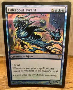 MTG Tidespout Tyrant Foil Card Dissension Magic Blue Rare - Image 1