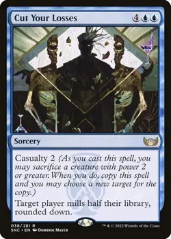 Cut Your Losses - Foil Streets of New Capenna NM MTG - Image 1