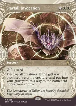 Starfall Invocation - Foil Extended Art Showcase BLB NM MTG - Image 1