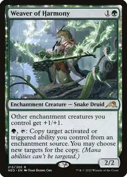 Weaver of Harmony - Foil NEO NM MTG - Image 1