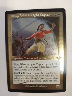 Sisay, Weatherlight Captain (Retro Frame) (Foil Etched) Modern Horizons Foil - Image 1