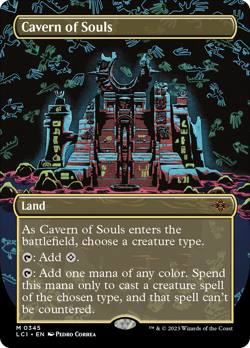 Cavern of Souls - LCI #345 | NORMAL | NM | MTG | BORDERLESS | FULL ART - Image 1
