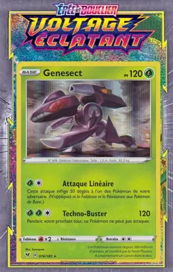 Genesect Holo -EB04:Voltage Eclatant - 016/185 - Carte Pokemon Neuve Francaise - Image 1
