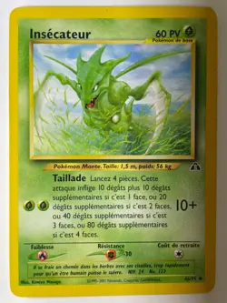 Carte Pokemon Insecateur 46/75 Neo Discovery Wizards FR - Image 1