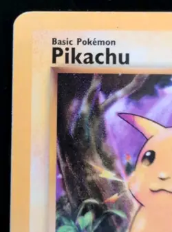 Pikachu 058/102 Base Set Regular Vintage Pokemon TCG Moderate Played WOTC 1999 - Image 2