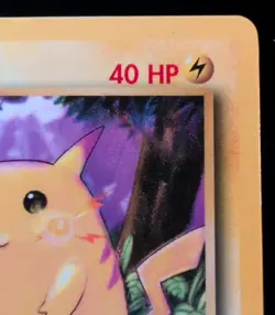 Pikachu 058/102 Base Set Regular Vintage Pokemon TCG Moderate Played WOTC 1999 - Image 3