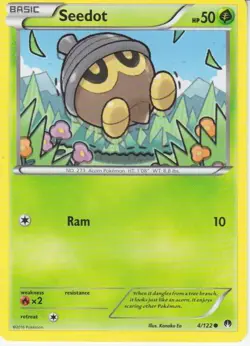 Seedot 4/122 Breakpoint Common Near Mint Pokemon DNA GAMES - Image 1