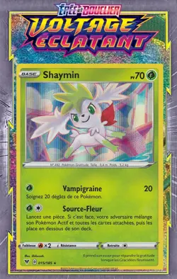 Shaymin Holo - EB04:Voltage Eclatant - 015/185 - Carte Pokemon Neuve Francaise - Image 1