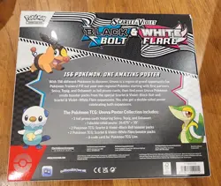 Pokemon Black Bolt And White Flare Unova Poster Collection Box / FACTORY SEALED - Image 2