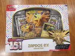 POKEMON TCG Scarlet & Violet 151 Collection Zapdos EX - New Sealed - Image 1