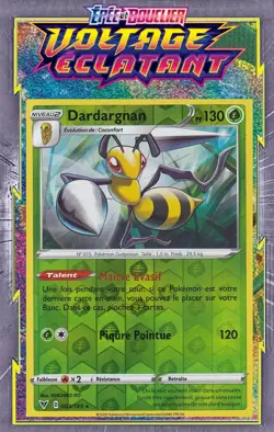 Dardargnan Reverse-EB04:Voltage Eclatant- 003/185 -Carte Pokemon Neuve Francaise - Image 1