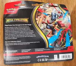 Pokemon TCG Mega Evolution Booster 3 Pack Blister Bundle Psyduck & Golduck Promo - Image 5