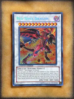 Yugioh Red Nova Dragon CT07-EN005 Secret Rare Limited Edition NM - Image 1
