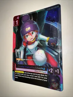 Gundam TCG Amate Yuzuriha (Machu ) ST06-009 C+ Alt Art Card Game CCG - Image 3