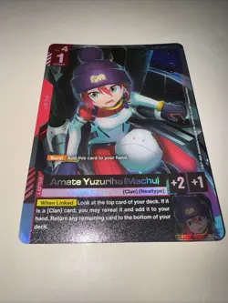 Gundam TCG Amate Yuzuriha (Machu ) ST06-009 C+ Alt Art Card Game CCG - Image 4
