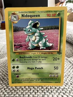 Nidoqueen Jungle Set 23/64 Near Mint/Excellent Rare Non Holo Pokemon Card 1999 - Image 1