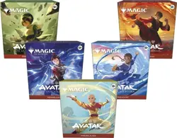 MTG Magic Avatar The Last Airbender Set of 5 Prerelease Packs FACTORY SEALED! - Image 1
