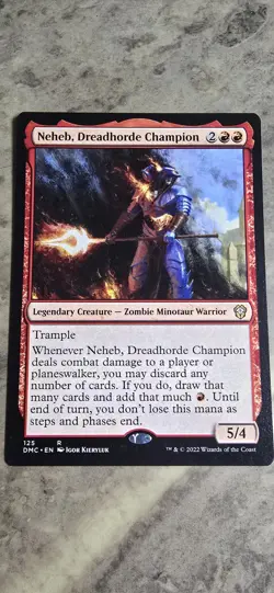 Neheb, Dreadhorde Champion Commander: Dominaria United Regular Rare MTG NM - Image 1