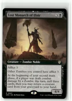 Lost Monarch of Ifnir Extended Art - Commander Aetherdrift MTG NM - Image 1