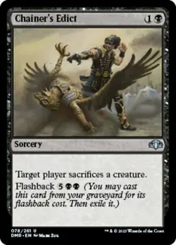 1x Chainer's Edict NM-Mint, English Dominaria Remastered MTG Magic - Image 1