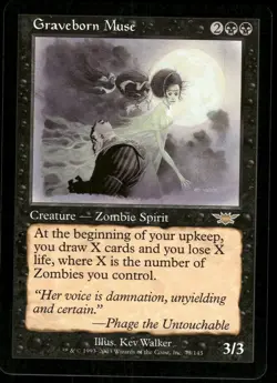 1x Graveborn Muse - Legions - NM - MTG - Image 1