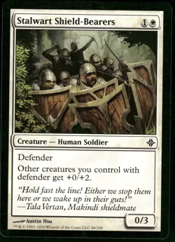 1x Stalwart Shield-Bearers - Rise of the Eldrazi - NM - MTG - Image 1