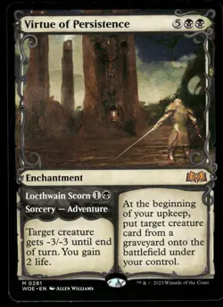 1x Virtue of Persistence (Showcase) - Wilds of Eldraine NM - MTG - Image 1