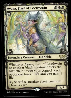 1x Ayara, First of Locthwain - March of the Machine: Multiverse Legends NM - MTG - Image 1