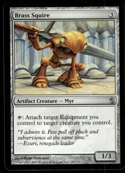 1x Brass Squire - Mirrodin Besieged - NM - MTG - Image 1