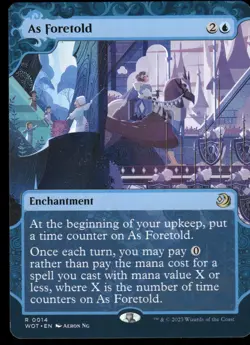 1x As Foretold - Wilds of Eldraine: Enchanting Tales NM - MTG - Image 1