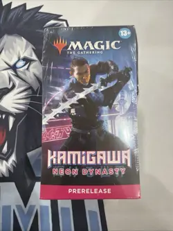 Wizards of the Coast Magic: The Gathering Kamigawa Neon Dynasty Prerelease Kit 195166102931 - Image 1