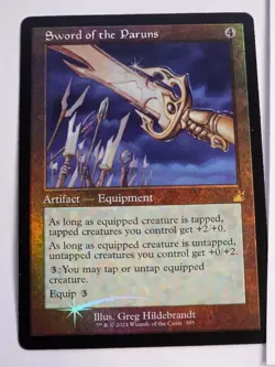 MTG - Sword of the Paruns FOIL Retro Frame - Ravnica Remastered - Image 1
