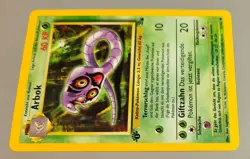 Arbok # 31/62 1.Edition Uncommon Karte B aus Fossil 2000 Pokemon DE Mint Vintage - Image 2