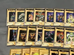 Bandai Yu-Gi-Oh! Early Era Cards - Approximately 45 Cards (Used Condition) - Image 4