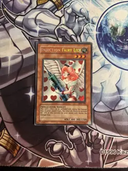 (48) Yu-Gi-Oh! TCG Injection Fairy Lily LOD-100 Secret Rare Unlimited MP - Image 1