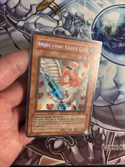 (48) Yu-Gi-Oh! TCG Injection Fairy Lily LOD-100 Secret Rare Unlimited MP - Image 4