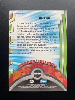 Pokemon Topps Card Series 3 Blue Logo Butch Standard Holo - Image 2