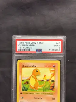 Pokemon Cards: Base Set 1st Edition Common: Charmander 46/102 PSA 9 - Image 3