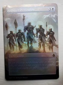 Anointed Procession FOIL (MISCUT/MISPRINT) Proxy Playtest Card Custom Fantasy - Image 1